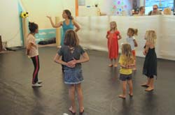 Atelier de Danse Enfants avec l'association Opaline dans le Vercors