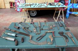 Exposition d'outils anciens par l'association ToolTeck