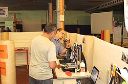 Maison de la Formation à Saint Laurent-en-Royans, montage et utilisation d'imprimantes 3D