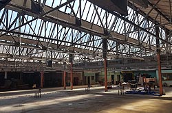 Vue de l'usine de Saint Laurent-en-Royans