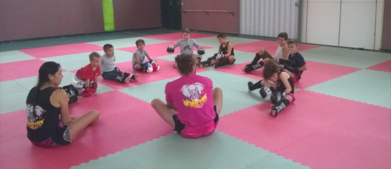 entrainement boxe thai enfants royans vercors