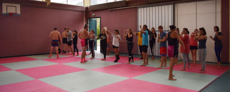entrainement boxe thai royans vercors ados